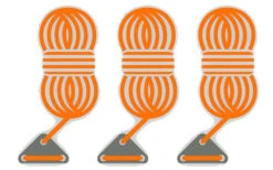 Bent Abspannleinen 3er Set Black -Fiamma Verkäufe 251461 1777525