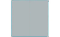 Bent Zip-Carpet Verbindbarer Teppich 250 X 250 Cm Steel Grey