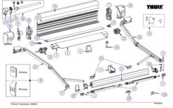 Thule Endkappe Alu Passend Zu T. 8000 (eloxiert)