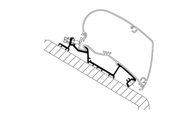 Thule Adapter Niesmann Smove Model 6.9B/Q 3 Thule Adapter Niesmann Smove Model 6.9B/Q