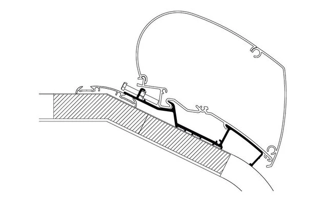 Thule Markisenadapter LMC Liberty TI/TEC 3,0m 3 Thule Markisenadapter LMC Liberty TI/TEC 3,0m