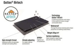 Outwell Hayward Lake 4ATC Tunnelzelt -Fiamma Verkäufe 487850 3587299