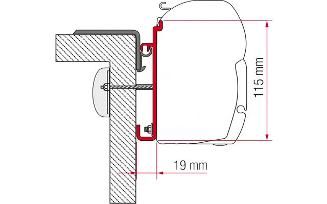 Fiamma Kit Rapido Serie 9 Halterung Für F45 3 Fiamma Kit Rapido Serie 9 Halterung Für F45