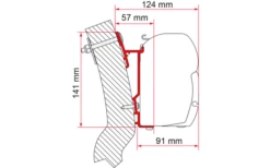 Fiamma Wingamm Oasi Markisenadapter Für Fiamma F45 230 Cm -Fiamma Verkäufe 644835 4521114
