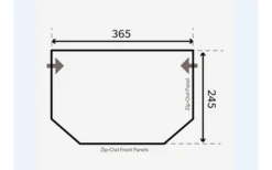 Dometic Pop AIR Pro 365 Aufblasbares Vorzelt Für Wohnwagen