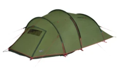 High Peak Falcon 3 LW Lightweight 3 Personen Tunnelzelt Aluminium Gestänge Olive/rot -Fiamma Verkäufe 733028 4904024