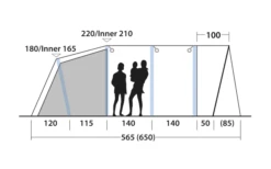 Outwell Avondale 6PA Tunnelzelt -Fiamma Verkäufe 748511 5008592