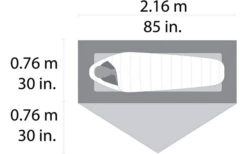 MSR Hubba NX Tent V6 Faltzelt 1 Person -Fiamma Verkäufe 819893 5303735